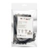Opaski zaciskowe V-TAC 2.5x100mm czarna 8kg Nylon66 (opak. 100szt)